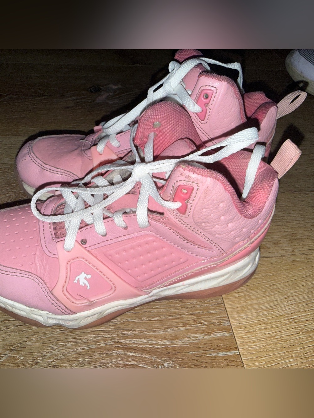 And1 Kids Pink High-Top Sneakers